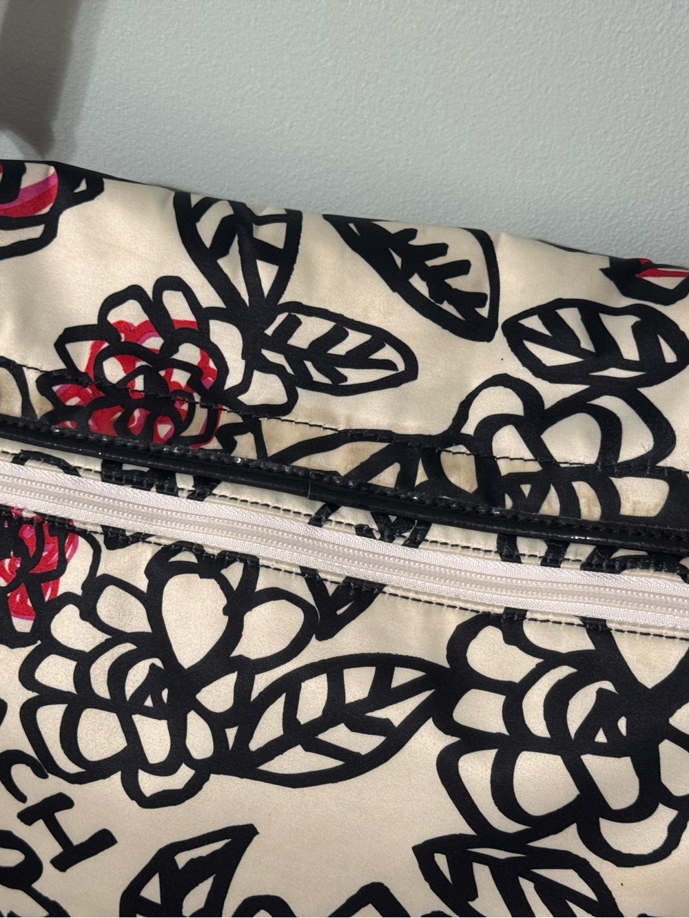 Coach Y2K Sateen Poppy Daisy Kyra Floral Graffiti Large Messenger Crossbody Bag - Picture 10 of 12